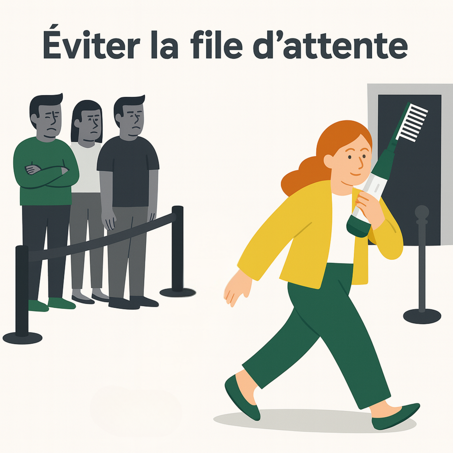 Éviter la file d'attente